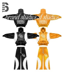 Custom Logo Knitted Breathable Zip-Up <b>Jacket</b> and Pants <b>Track</b> Set Polyester/Cotton Windbreaker Sports Tracksuit for Men - Product Image 1
