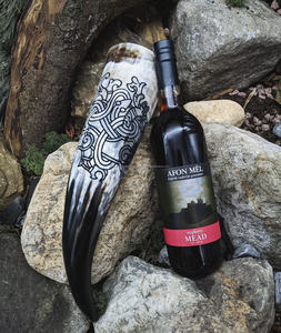 Tasse à boire en corne de boeuf naturelle faite à la main Style ange écologique avec finition de qualité alimentaire Technique polie - Product Image 3