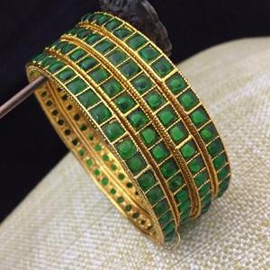 Gold Plated Christian Antique Style <b>Bangle</b> <b>Bracelet</b> with Zircon for Engagement - Product Image 1
