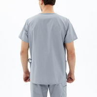 Tenues Médicales Homme en Promotion : Ensembles de Blouses et Pantalons Souples et Extensibles pour Infirmiers, Salons de Beauté et Spas