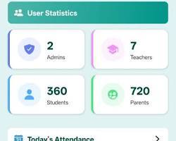 Plataforma Inteligente de Gestión Escolar y Comunicación con Padres para Asistencia, Academia, Cuotas y Actualizaciones en Tiempo Real - Product Image 3