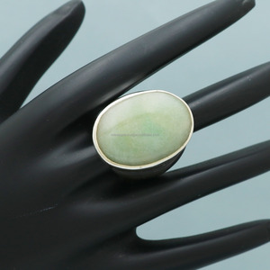 Top tendance 925 argent Sterling luxe Original cristal fait à la main Premium hommes pierres précieuses bague de mariage ovale carré poire coupe ronde - Product Image 6