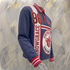 Maillot de baseball Snowgrace à manches longues, col rabattu, coupe classique, unisexe, vêtements pour adultes, impression sublimée, numéros d'équipe - Product Image 2