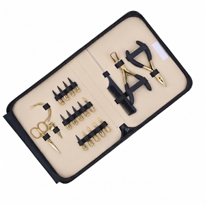 Juego de Herramientas Avanzadas de Acero Inoxidable para Extensiones de Cabello Micro Link: Alicates de Crimpado y Extracción, Agujas, Clips de Estilizado, Peine Separador Mini - Product Image 3