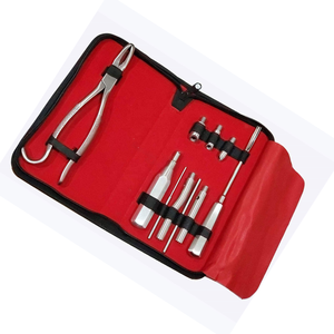 Extractor de Dientes Burgess Wolf, Juego Grande de 14 Piezas, Acero Inoxidable de Primera Calidad, Juego Ortopédico de Alta Demanda - Product Image 1