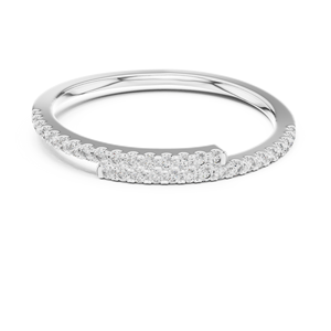 Diamant de laboratoire délicat et simple, taille brillant, plaqué rhodium, or blanc 18 carats, cadeau de la Saint-Valentin, idéal pour les fêtes, les fiançailles, l'élégance et l'usage quotidien - Product Image 4