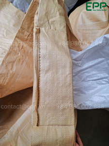 Q Bags Industrial Breathable 2 Loop Jumbo FIBC Ton Bag <b>Waterproof</b> PP Bulk Bags - Product Image 5