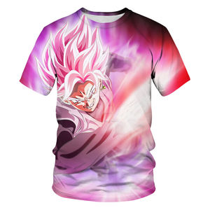 Camiseta de Manga Corta con Cuello Redondo y Estampado de Lobo y Mujer en Estilo Fantasía para Hombre, Sublimación, Corte Regular, Estilo Casual, 100% Poliéster - Product Image 3