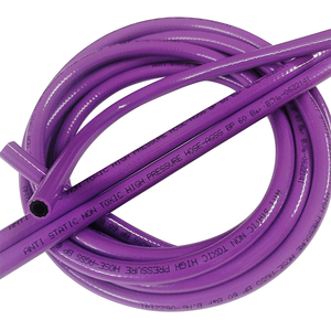สายแก๊ส AGSS สำหรับการแพทย์แบบแรงดันสูง Indoflex ขนาด 6 มม. ID x 12.5 มม. OD เกรดทางการแพทย์ ปราศจากสารพาทาเลต สายเสริมแรง - Product Image 2