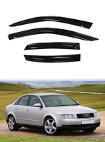 Deflectores de Viento para Puertas de Auto GCS AD407-1 para Audi A4 B6 2000-2004, Visera para Ventana, Protección Acrílica, Decoración, Cinta Adhesiva Doble 3M