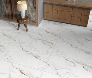 Nouvelles dalles en porcelaine polie effet marbre brillant 600x1200mm pour revêtements de sol et murs intérieurs, idéales pour les halls de maison - Product Image 4