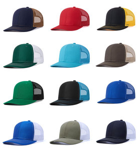 Hot Sale Blank 6 Panel Embroidery Custom Cotton Trucker Cap Men Snapshot Cap Mesh Trucker Cap - Product Image 1