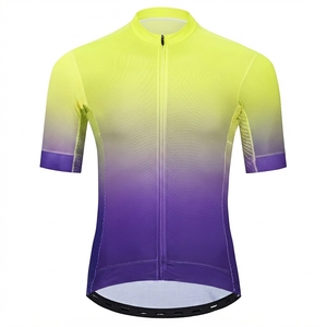 Maillot de cyclisme personnalisé pour homme à manches courtes, 100% polyester, séchage rapide, respirant, pour course à vélo - Product Image 4