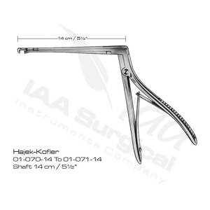 Rongeurs Kerrison Ferris Smith de haute qualité certifiés CE - Instrument manuel de neurochirurgie en acier inoxydable pour usage hospitalier - Product Image 4