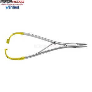 Vente en gros SIGAL MEDCO Porte-aiguille manuel droit réutilisable professionnel pour chirurgie médicale 20cm J2 Acier inoxydable japonais - Product Image 2