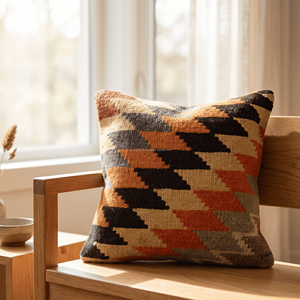 Multi Color Kilim <b>Throw</b> Pillow <b>Covers</b> Chevron Indian Wholesale Home Decor Cotton Kilim Pillow <b>Cover</b> Soft Fabric for <b>Sofa</b> - Product Image 1