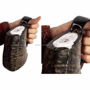 Jarra de Cuerno Estilo Vikingo Pulida e Impermeable al por Mayor, Hecha de Cuerno de Búfalo Real para Bares y Regalos - Product Image 6