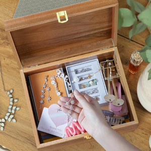 Customizable Eco-Friendly Wooden Jewelry Set <b>Box</b> Latest Decorative Chest with Engraving New Maple <b>Keepsake</b> Sheeri Handicrafts - Product Image 3