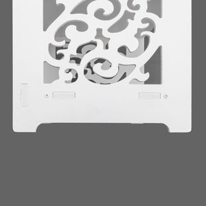 Mobiletto Portascarpe Moderno Stile Fattoria Bianco a Sei Ripiani Regolabili - Product Image 6