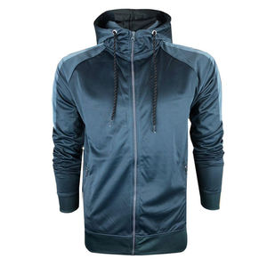 Chándal Deportivo de Verano para Hombre, con Capucha y Cremallera, Diseños Personalizados, Secado Rápido, Felpa, Poliéster/Algodón de Alta Calidad, Venta al Por Mayor - Product Image 3