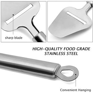 Affettatrice per Formaggio in Acciaio Inossidabile, Taglierina Professionale per Formaggi Semi-Morbidi e Semi-Duri, Utensile per Servire - Product Image 3