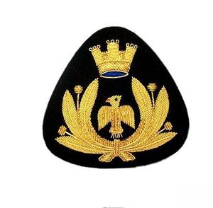 Nuevas insignias clásicas de Blazer de alambre de lingotes Oro OEM con insignia bordada de alambre de lingotes - Product Image 6