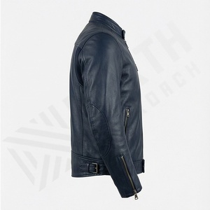 Veste de moto en cuir véritable pour homme de qualité supérieure, nouvelle arrivée, vestes de moto d'hiver, protections amovibles, personnalisables - Product Image 3