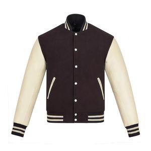 Men Classic Premium Winter Letterman <b>Jacket</b> High Quality Varsity Style Soft Snap Front Comfortable Rib Knit <b>Casual</b> Breathable - Product Image 1