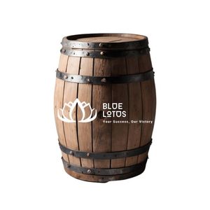 Barril de Madera Ecológico de Alta Calidad para Añejar Cerveza, Marca Blue Lotus Farm, Hecho a Mano, Duradero, Hermético, de Grado Alimenticio - Product Image 1