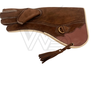 WORK N SHINE SPORTS WEAR Guantes de Cuero Falcon de Diseño Personalizado, Duraderos, Impermeables, Ecológicos, Ligeros y con Dedos Flexibles - Product Image 3