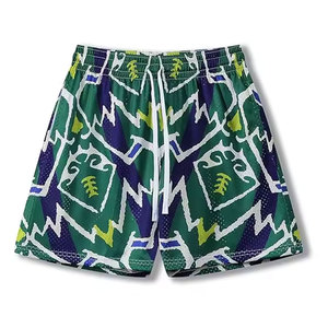 Pantalones Cortos de Lona 100% Algodón para Hombre, Transpirables, de Secado Rápido, Casuales, con Estampado Sólido, Cintura Media, Cierre con Cordón, para Gimnasio - Product Image 1