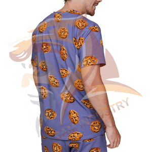 OEM Service Men Summer Breathable Summer T Shirts and Short <b>Twin</b> <b>Set</b> Casual Short Sleeve T-Shirt and Shorts <b>Set</b> - Product Image 2