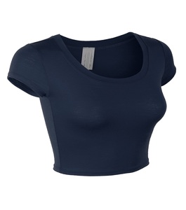 Wholesale High Quality Women's Custom Logo <b>Crop</b> <b>Top</b> Shirts Polyester Cotton Blank Sexy Girl's Tank <b>Top</b> Sets Gym Sports <b>Crop</b> <b>Top</b> - Product Image 2