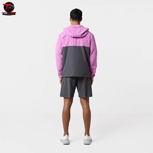 Conjunto de Pantalones Cortos Deportivos para Hombre, Estilo Cortavientos, Unisex, Bicolor, 100% Poliéster, Personalizable con su Logotipo - Product Image 6