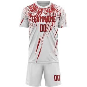Most Popular Men's Soccer Uniforms Custom Logo Sublimation Design Solid Material Soccer Uniform - Product Image 2