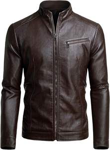 Nueva Chaqueta Formal Ligera de Invierno para Hombre, Diseño Personalizado OEM, Chaqueta de Cuero Transpirable de Alta Calidad para Venta en Línea - Product Image 6