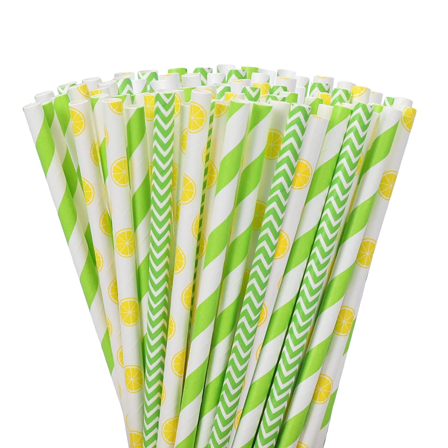 Customized Design Paper Straw Barber Stripe Wholesale Disposable Wave Paper Straw Drinkware in Food & Beverage Packaging