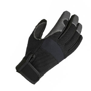 Best Performance Leather Mechanic Gloves With <b>Velcro</b> <b>Strap</b> Customized Touchscreen Safety Work Gloves For Hands Protection - Product Image 6