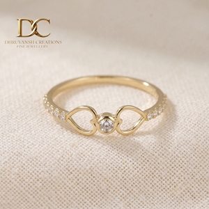 Fine Luxury 14KT Solid Gold <b>Ring</b> with Lab Grown <b>Diamond</b> Women's Wedding & Party Jewelry Wholesale Manufacturer - Product Image 2