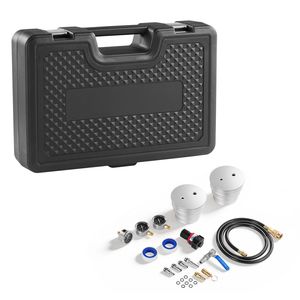 Kit Tester Perdite Turbo Compatibile con Tubi da 3, 3.5, 4 Pollici, Manometro Valvola 0-150 PSI, Adattatore Manometro 0-60 PSI per Sistema Turbo Camion - Product Image 1
