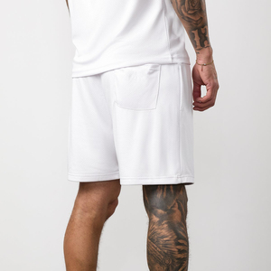 Customize Logo Designer White Oversized <b>T</b> Shirt and Shorts Set Men's 2 Two Piece Summer Short Set Vintage <b>T</b>-shirt for Men - Product Image 2