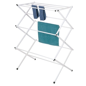 Industry trending design foldable Vertical folding clothes <b>drying</b> <b>rack</b> tiered laundry <b>drying</b> stand customization available - Product Image 4