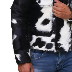 Nouvelle veste en cuir pour homme de haute qualité, en cuir de vache véritable, veste d'hiver, produit d'hiver, vestes en cuir de vache véritable - Product Image 6