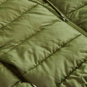 Veste d'hiver pour homme en tissu de laine et nylon, rembourrée de coton épais, écologique, coupe-vent, séchage rapide, respirante, vente en gros - Product Image 4