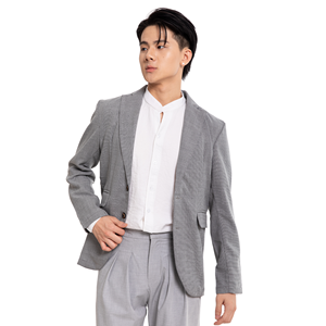 เสื้อเบลเซอร์ผ้าลินินเนื้อนุ่ม โพลีเอสเตอร์ 100% ขายส่ง ไซส์ S-XL ราคาแข่งขัน รับผลิตแบบ OEM/ODM - Product Image 1