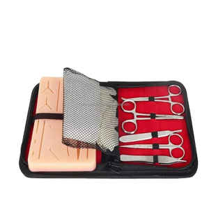 Kit de tampons de suture en silicone de bonne qualité pour la pratique des étudiants en médecine Outil de formation certifié CE Kit réutilisable de marque privée OEM - Product Image 1