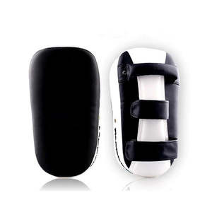 Almohadillas de entrenamiento de boxeo de cuero, escudo curvo para golpes de boxeo, MMA, Muay Thai, escudo de golpeo sólido para entrenamiento de patadas - Product Image 5