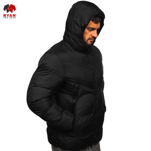 Veste matelassée sur mesure pour homme, logo personnalisé, fermeture éclair, tissu respirant et confortable, écologique - Product Image 1