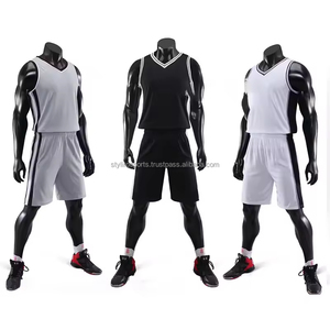 Conjunto de uniforme de baloncesto bordado Reversible hecho a medida 2024, ropa deportiva impresa, los mejores uniformes de Jersey para hombres al por mayor - Product Image 3