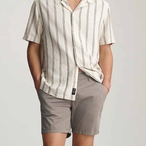 Pantalones Cortos Bermuda de Mezclilla para Hombre, Personalizados al por Mayor, Casuales, Ecológicos, Impermeables, de Secado Rápido, Transpirables, de Cintura Alta y Color Sólido - Product Image 1